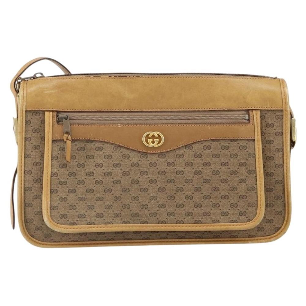 Gucci GG Supreme Shoulder Bag Beige